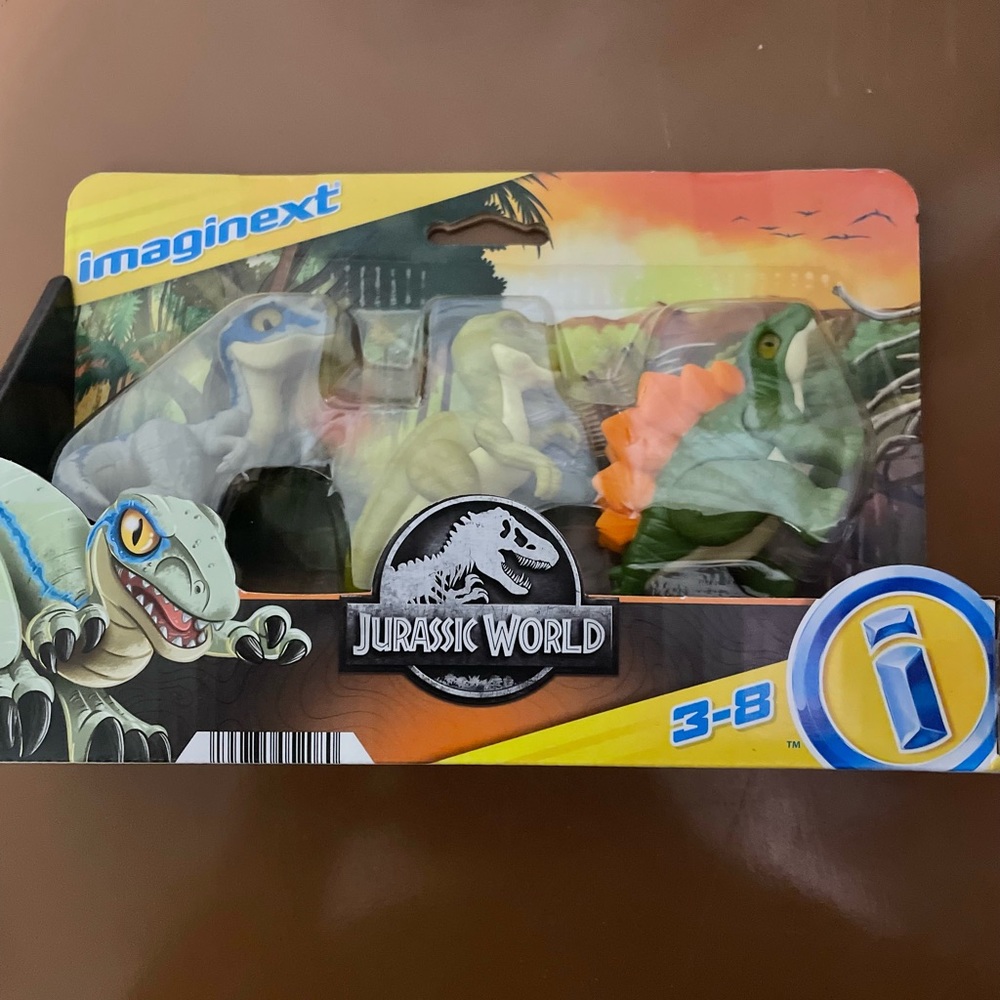 Imaginext jurassic world 3 pack dinosaurs